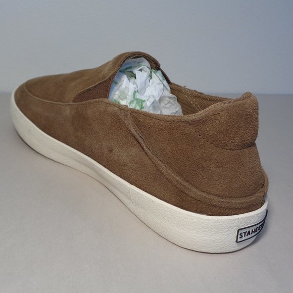 Staheekum Size 9.5 M FLIPSIDE Brown Suede Slip On Loafers New Men\'s Shoes main image 9